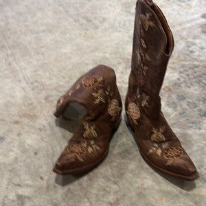 Old Gringo Brown Floral Western Boots